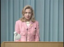 File:First Lady Hillary Rodham Clinton's Remarks to the Fourth Women's Conference in Beijing, China.webm